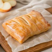 Apple turnover with icing